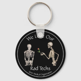 Chaveiro Adoramos Nossos Técnicos Rad com Esqueletos