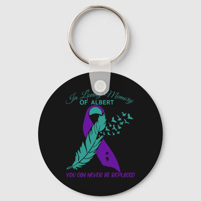 Chaveiro Adorando a conscientização para a prevenção do sui (Frente)