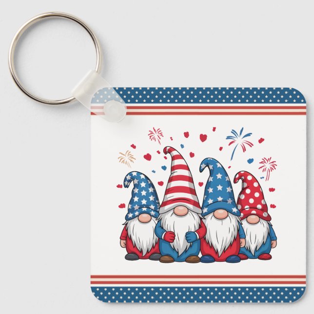 Chaveiro Adoráveis Gnômes de Cartoon EUA-68123 (Frente)