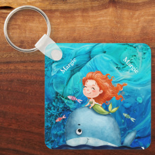 Chaveiro Adoráveis Oceanos Criam Sereia E Costumes De Bale