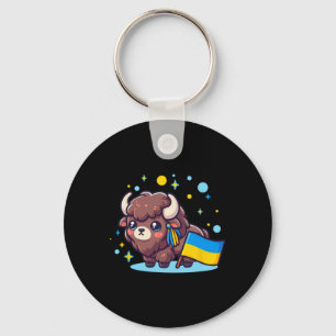 Chaveiro Adorável Fã Ucraniano Bynner Bandeira da Ucrânia B