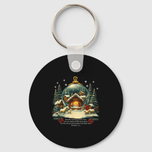 Chaveiro Adorno da Natividade Cena de Natal Mateus 1_21 