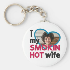 Chaveiro Adoro a foto personalizada da minha mulher gostosa