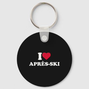 Chaveiro Adoro Après-ski I Heart Après-ski Lover Skiing Sn