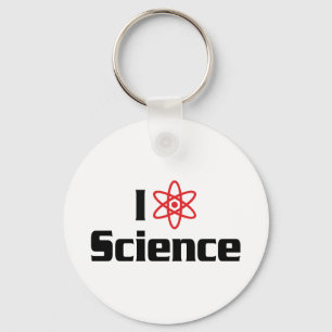 Chaveiro Adoro Ciência do Coração - Cientista de Física Nuc