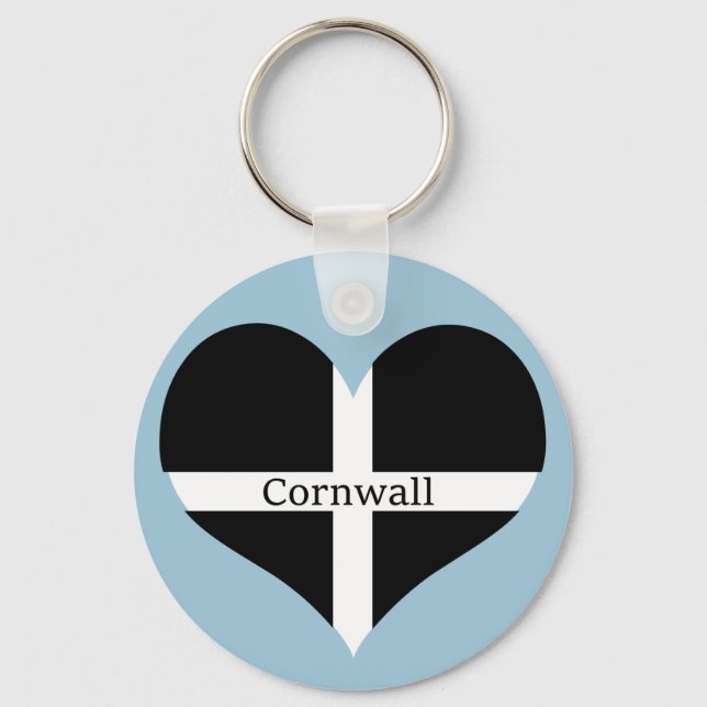 Chaveiro Adoro Cornwall Rua Piran Flag Design (Frente)