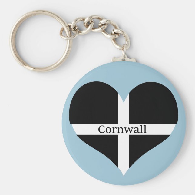 Chaveiro Adoro Cornwall Rua Piran Flag Design (Frente)