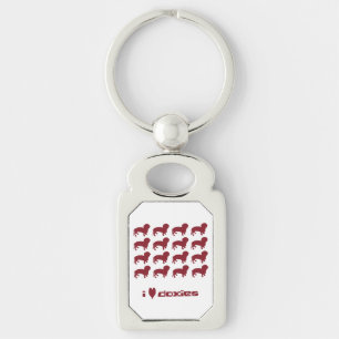 Chaveiro Adoro Doxies Key Chain