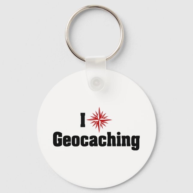 Chaveiro Adoro "Heart Geocaching" - "Treasure Hunter" (Frente)