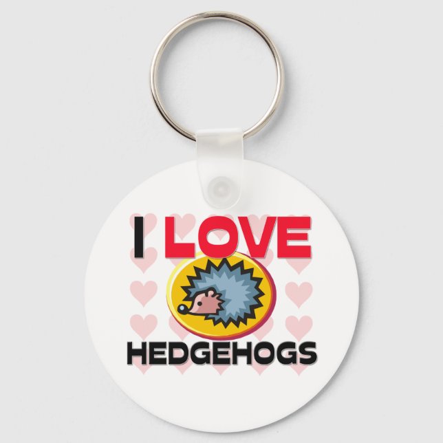 Chaveiro Adoro Hedgehogs (Frente)