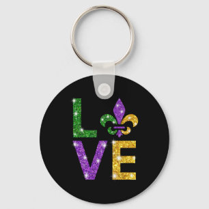 Chaveiro Adoro Mardi Gras Mardi Gras Camisa Para Meninas