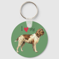 Adoro o meu Cabeado Apontando Griffon