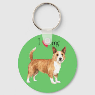 Chaveiro Adoro o meu Podengo Pequeno Português