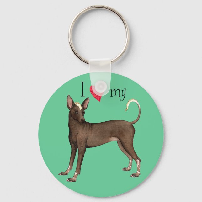 Chaveiro Adoro o meu Xolo (Frente)