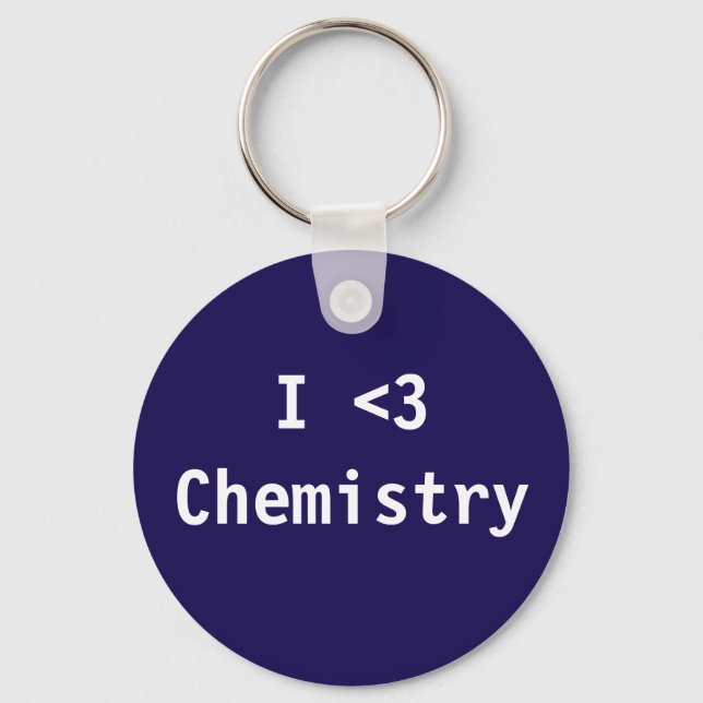 Chaveiro Adoro Química (Frente)