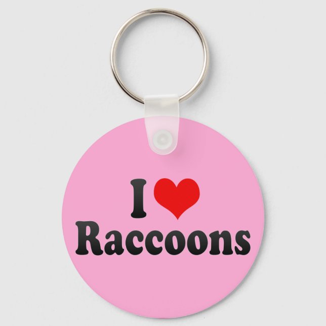Chaveiro Adoro Raccoons (Frente)