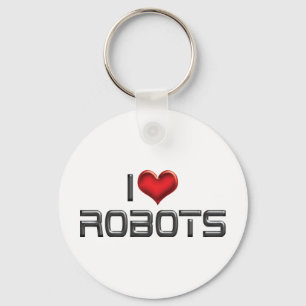 Chaveiro Adoro robôs cardíacos - Robótica