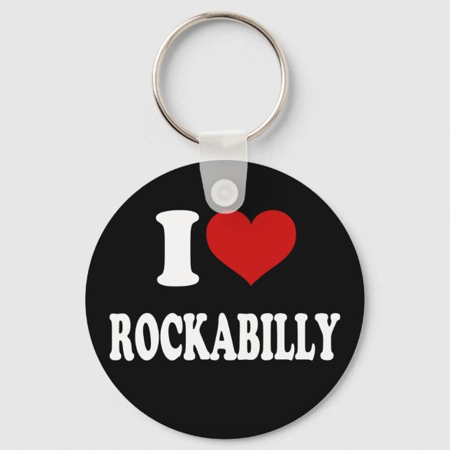 Chaveiro Adoro Rockabilly (Frente)
