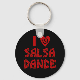 Chaveiro Adoro Salsa Dance Costumado Dançando