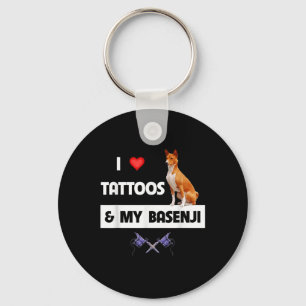 Chaveiro Adoro Tatuagens E O Meu Cachorro Basenji Tatuou O