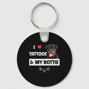 Chaveiro Adoro Tatuagens E O Meu Cachorro Rottweiler Mãe Da
