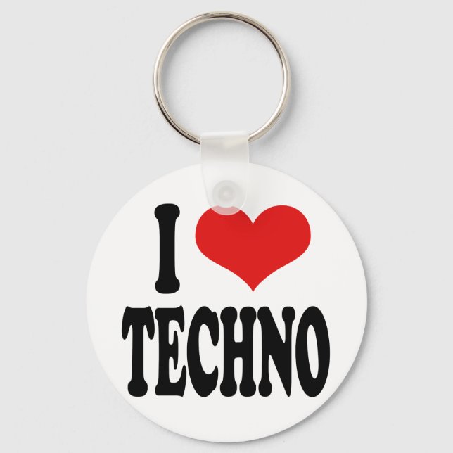 Chaveiro Adoro Techno (Frente)