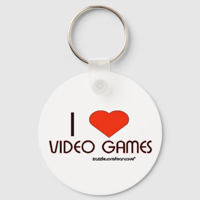 Chaveiro Adoro Videos games (Frente)