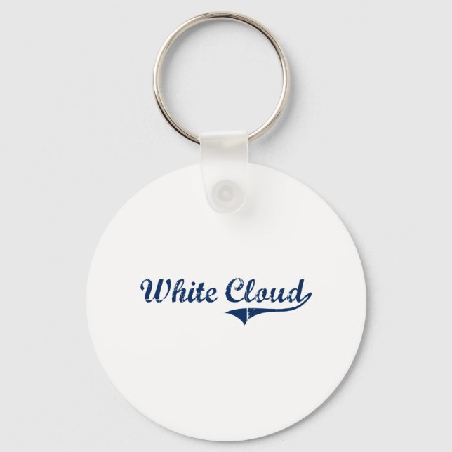 Chaveiro Adoro White Cloud Michigan (Frente)