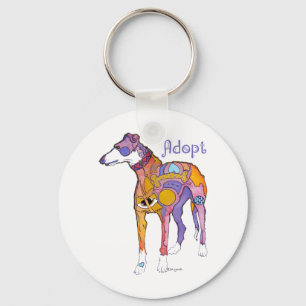 Chaveiro Adote um galgo