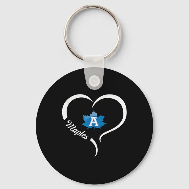 Chaveiro Adrian Maples Logotipo Half Heart Slogan Hs (Frente)