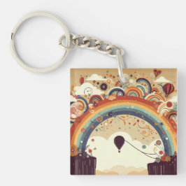 Chaveiro Adventure Aguarda o Arco-Íris
