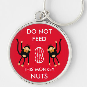 Chaveiro Advertência sobre a alergia às crianças