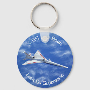 Chaveiro Aeronaves Supersônicas de Baixo Boom X-59