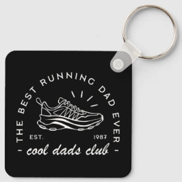 Chaveiro Aestética atlética de atletas de pai correndo mara