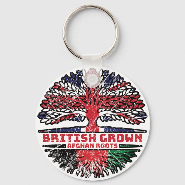 Chaveiro Afeganistão, Uk, Reino Unido, Árvore Britânica (Frente)