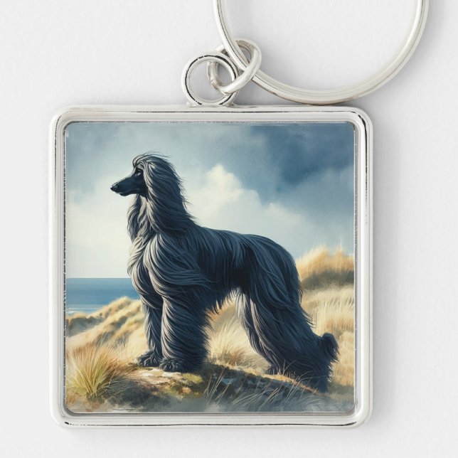 Chaveiro Afghan Hound (Frente)