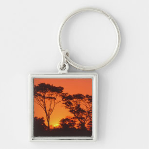 Chaveiro África do Sul. Pôr do sol africano.