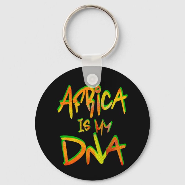 Chaveiro África é o meu DNA, História Negra (Frente)