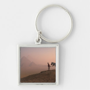 Chaveiro África, Egito, Cairo, Giza, pirâmides de Giza em