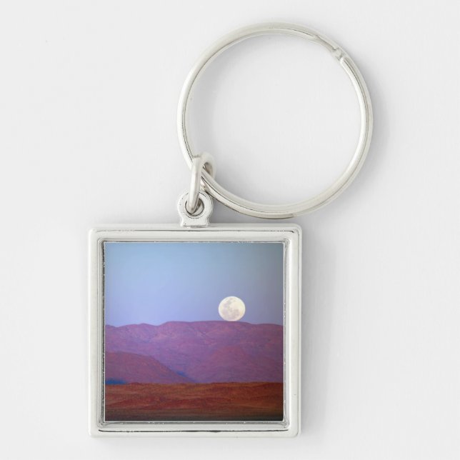 Chaveiro África, Namíbia, Sossusvlei. Uma lua cheia repousa (Frente)