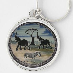 Chaveiro África Quênia Lindo Elegante Vida Selvagem