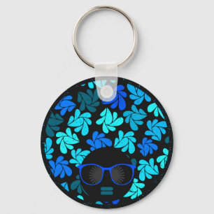 Chaveiro Afro Diva Azul