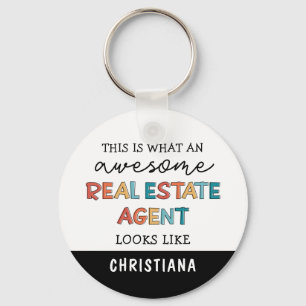 Chaveiro Agente Imobiliário Personalizado Realçador Incríve
