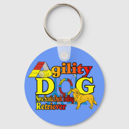 Chaveiro Agilidade do Retriever de Toleragem de Pato da Nov