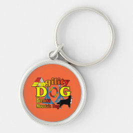 Chaveiro Agilidade dos Cachorros de Montanha Bernese