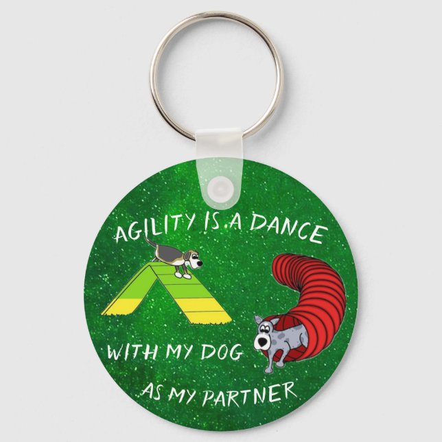 Chaveiro Agility themed Keychain (Frente)