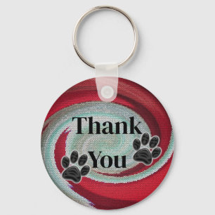 Chaveiro Agradecimento ao Cuidador de Pets Passarinho Verme