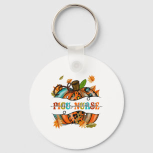Chaveiro Agradeço a abençoada enfermeira Picu Pumpkin Autum