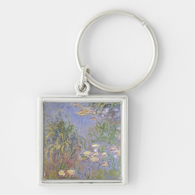 Chaveiro Água-Lírios de Claude Monet |, conjunto de grama (Frente)