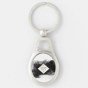 Chaveiro Aguarela preta preta órfão